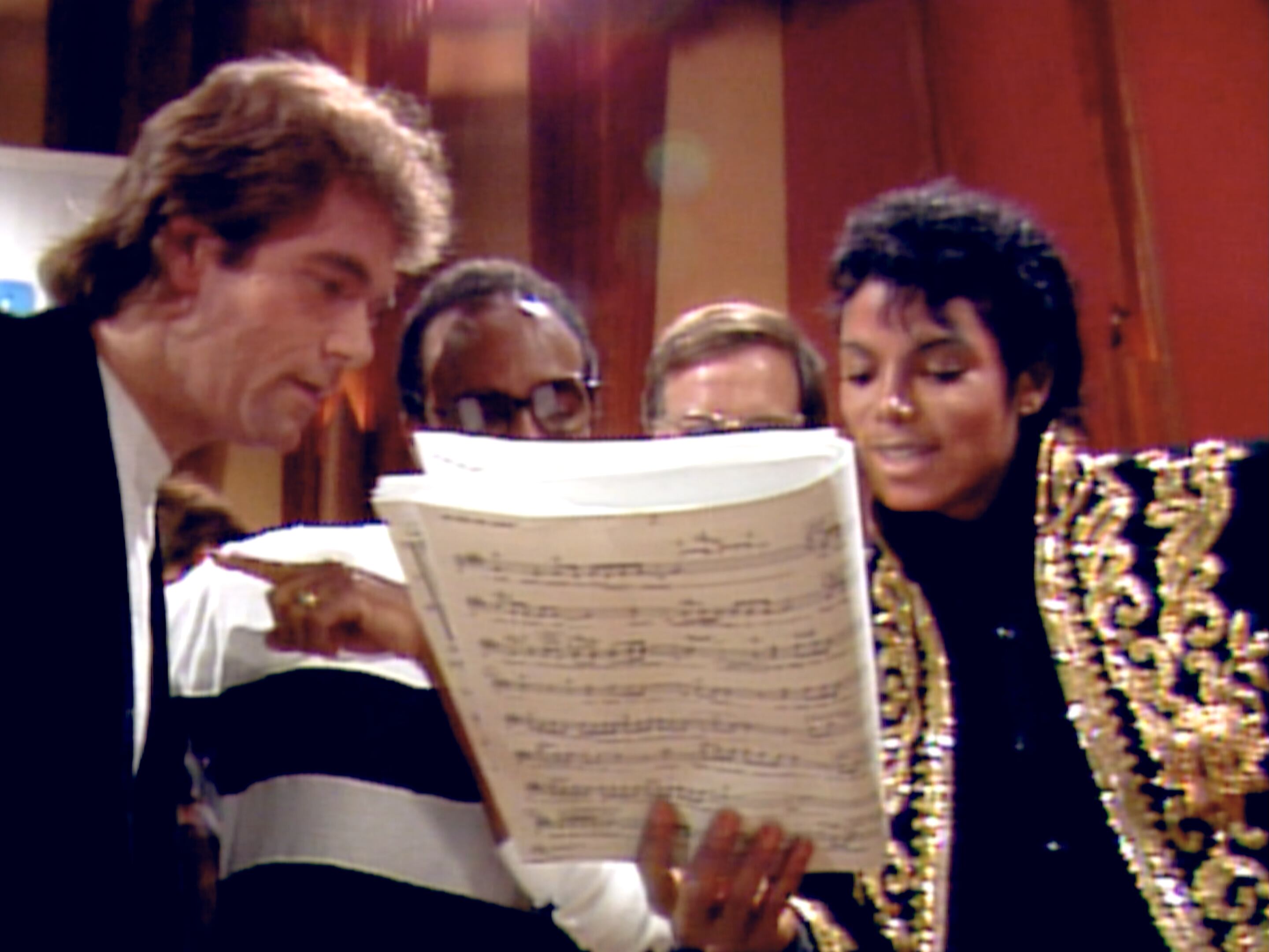 Imágenes del documental 'The Greatest Night in Pop', sobre la grabación de 'We are the World'.
