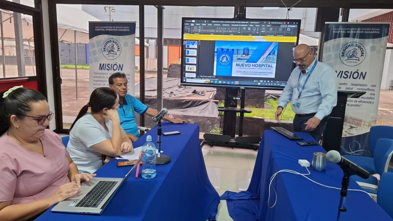 Reunión de Undeca con autoridades del Hospital Monseñor Sanabria, Puntarenas. Viernes 6 de setiembre 2024.
