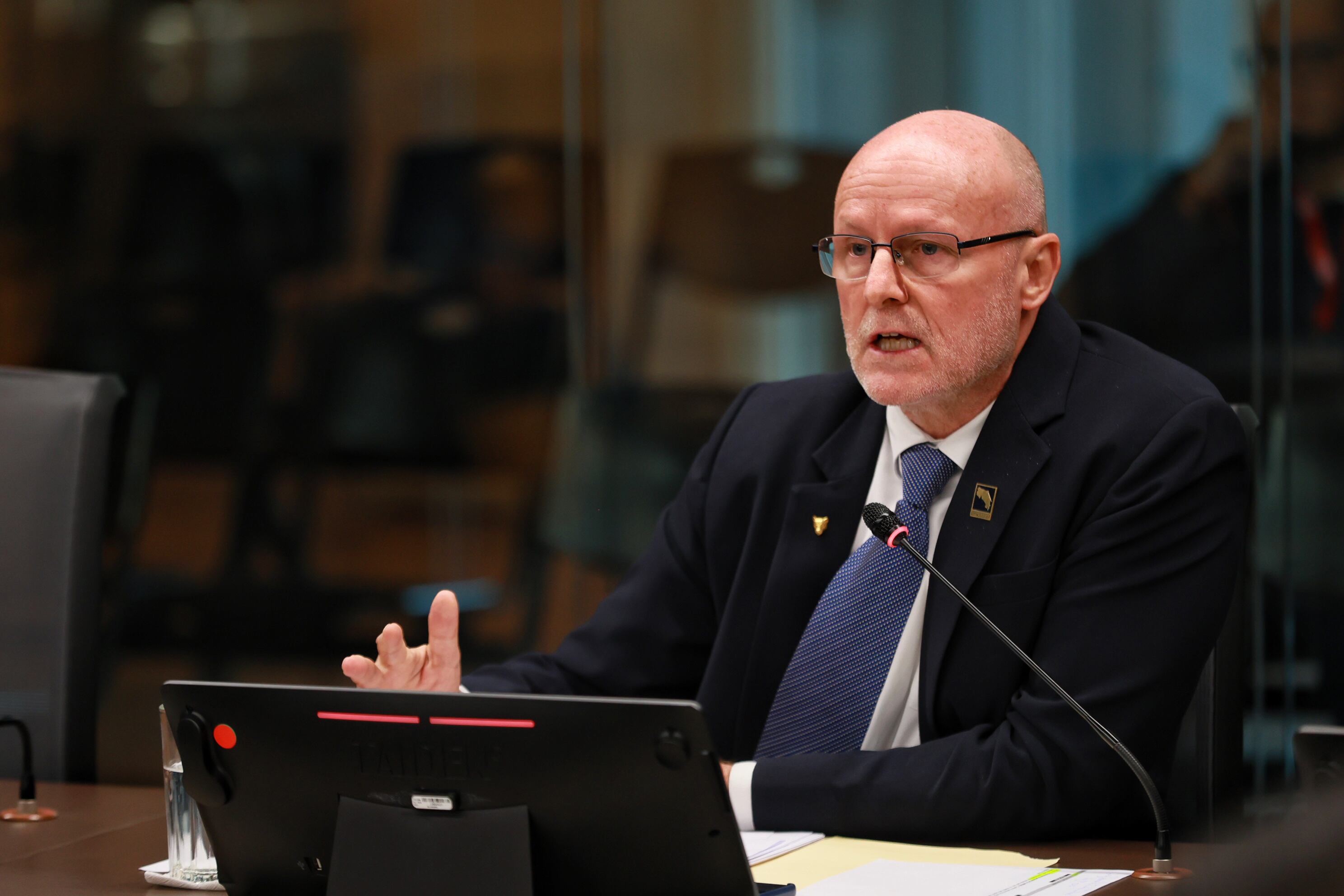 21/11/2024/ Audiencia de Stephan Brunner, primer vicepresidente de la República, y Mónica Araya, expresidenta ejecutiva del INS quien no asistió. Ambos fueron convocados para referirse a la póliza de seguro que el gobierno pretende contratar para proteger a su gabinete / foto John Durán