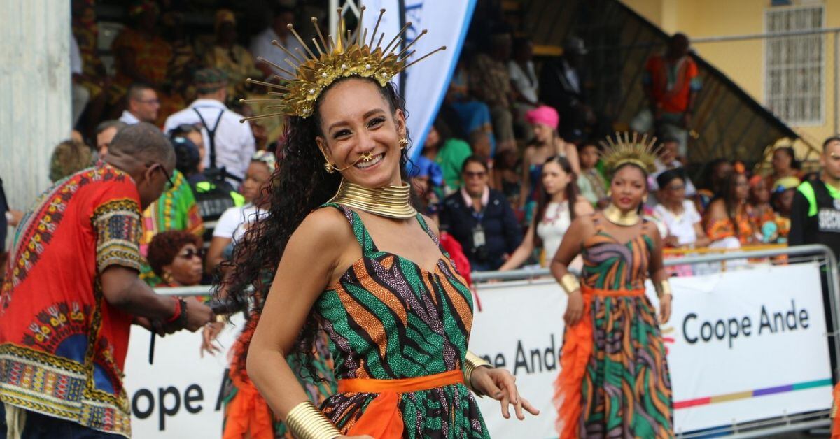 El evento llenará de colores las calles de Limón y presentará trajes representativos de la cultura afrocaribeña. (Foto: cortesía Ministerio de Cultura)