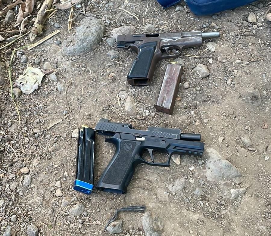 Arsenal decomisado a hombre implicado en crimen de gimnasio en Cartago.