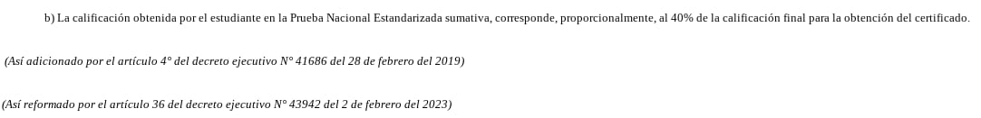 Decreto ejecutivo N° 43942