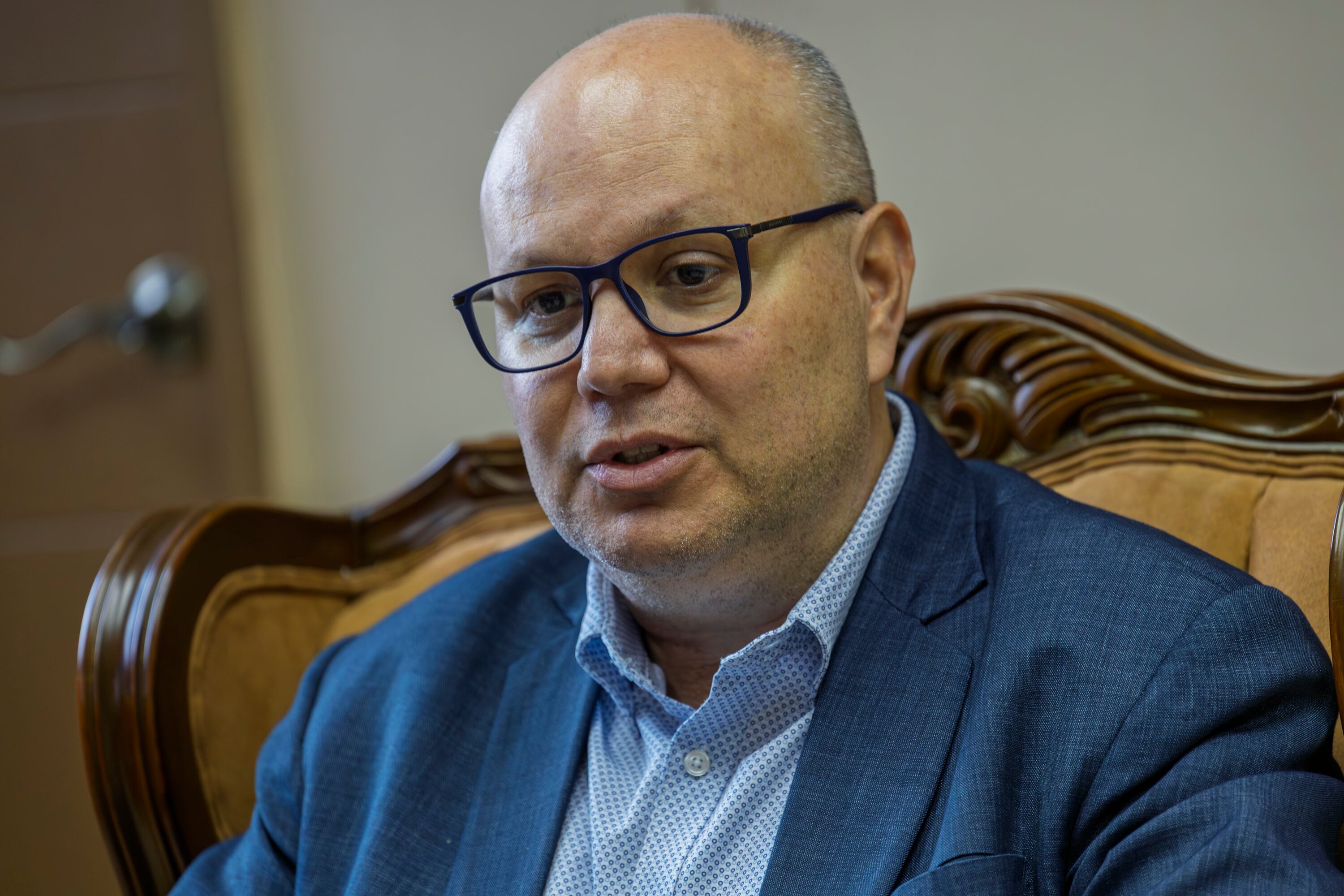 27/05/2025, San José, OIJ, Entrevista con el subdirector de el Organismo de Investigación Judicial, Michael Soto.