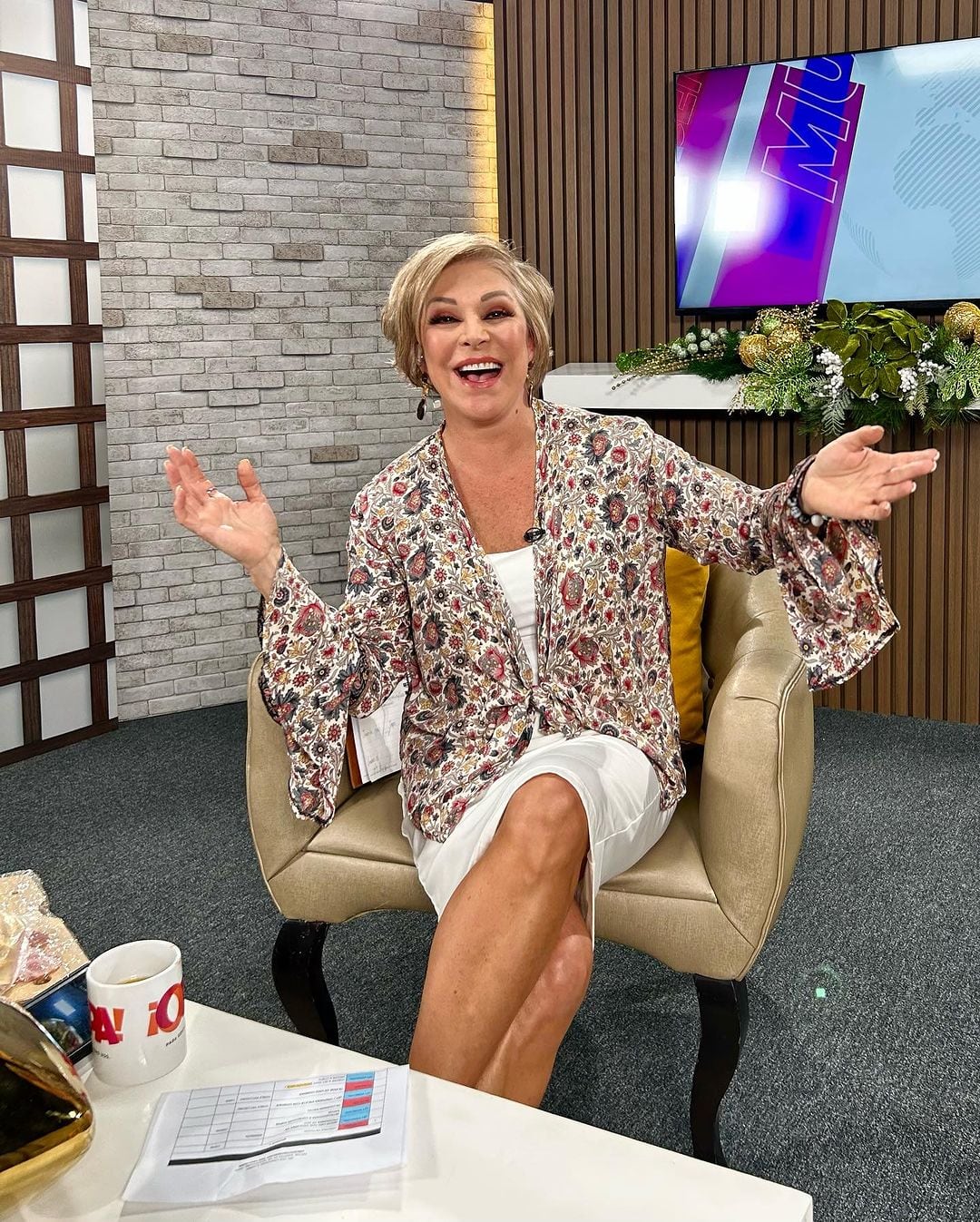 Presentadora Cristiana Nassar, del canal ¡Opa!. Instagram