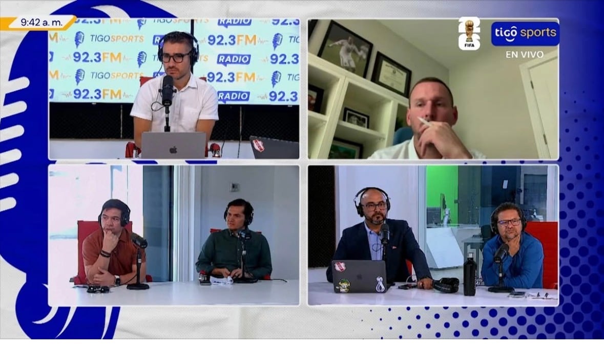 Yashin Quesada también le hizo consultas a Kurt Morsink en la entrevista que le efectuaron en Tigo Sports Radio.