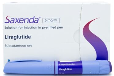 Fotografía de producto inyectable para bajar de peso.