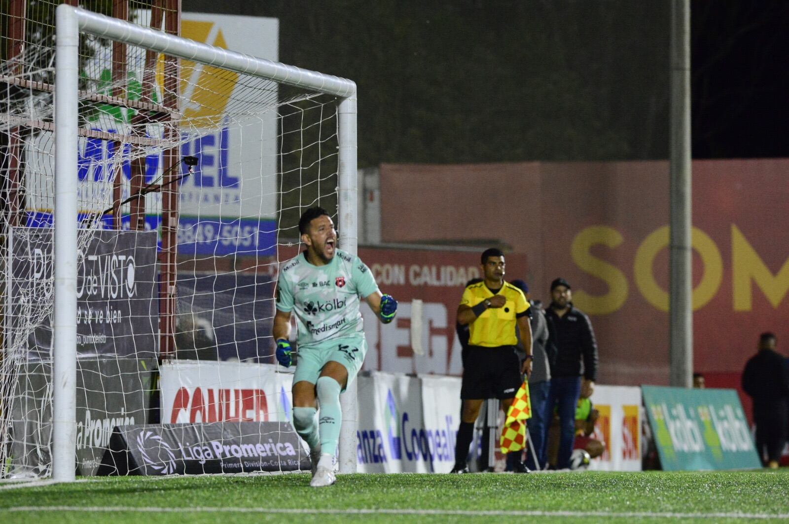 18/05/2024/ Juego entre Herediano vs Liga Deportiva Alajuelense por el partido de vuelta de la semifinal en el estadio Carlos Alvarado / Foto
