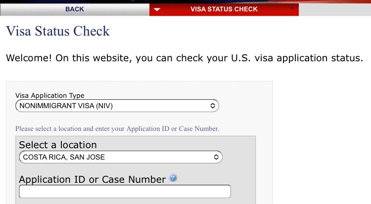 Verificar visa de Estados Unidos.