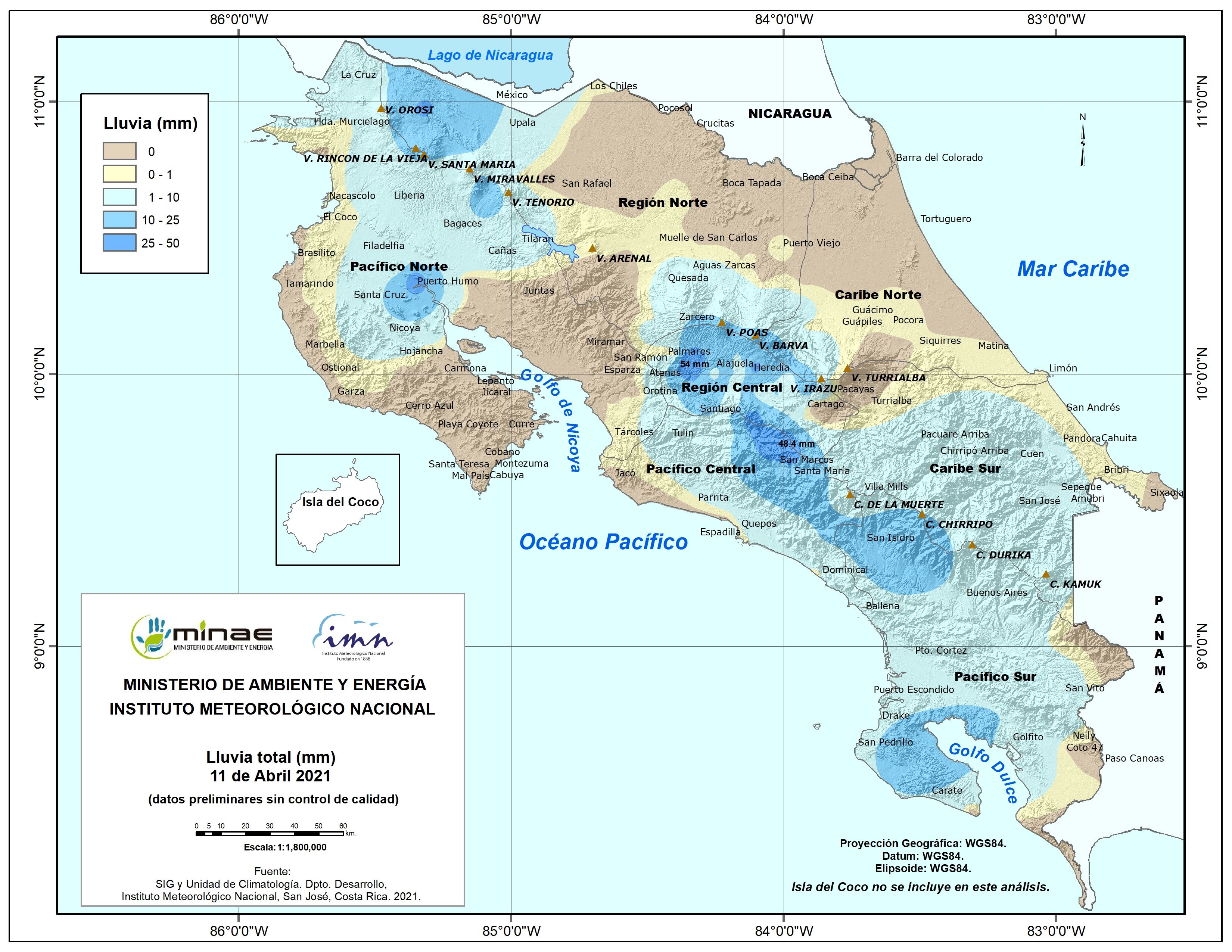 Desde mediados de la semana pasada el Valle Central y Guanacaste han recibido aguaceros fuertes, lo mismo que la zona sur, donde desde fines de marzo se estableció la época lluviosa.