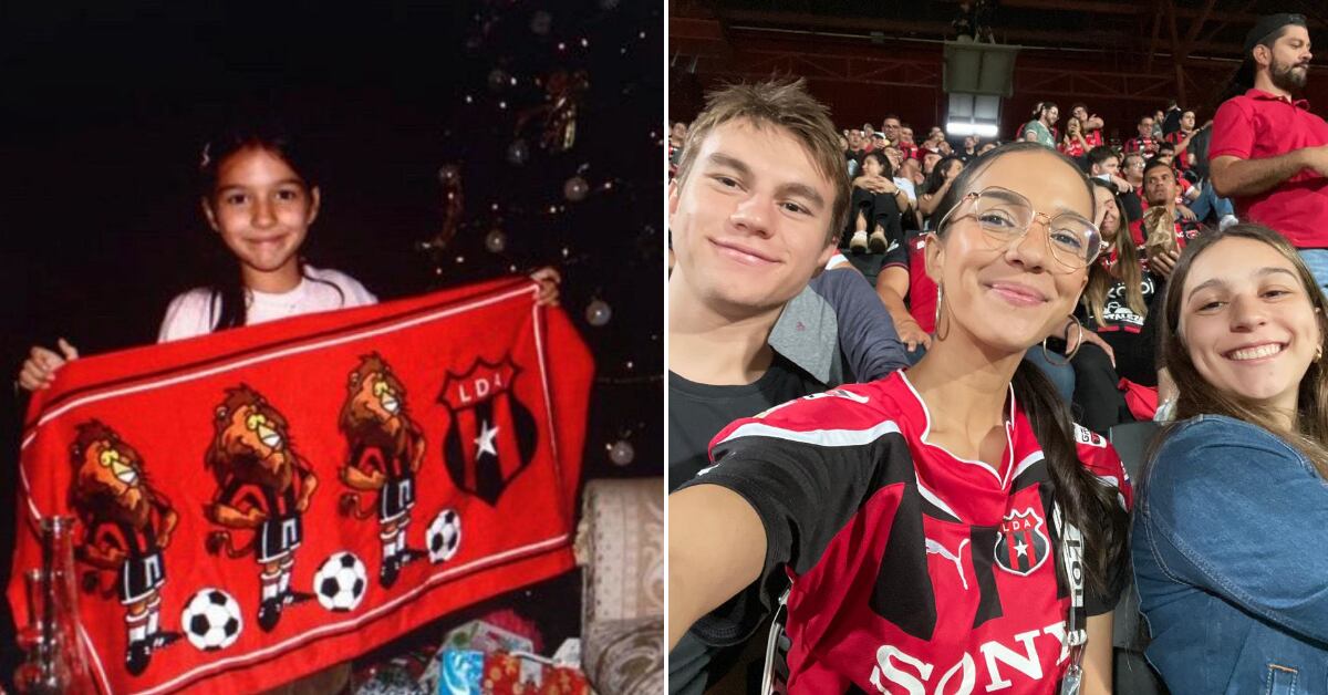 María Jesús Rodríguez se declara gran aficionada de Liga Deportiva Alajuelense desde pequeña.