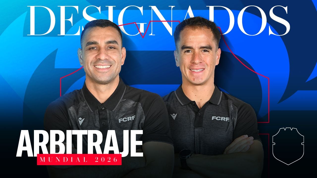 Juan Gabriel Calderón y Juan Carlos Mora serán los dos árbitros costarricenses presentes en el Mundial 2026.
