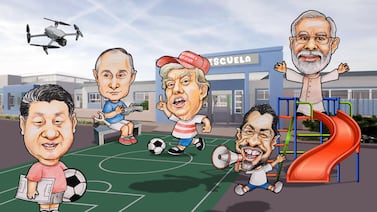 Donald, Vladimir, Xi y Rodrigo en el eterno recreo del poder