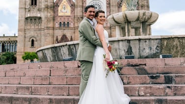 Vestido, velo y ramo: así fue, a detalle, el look de Melissa Alvarado en su boda