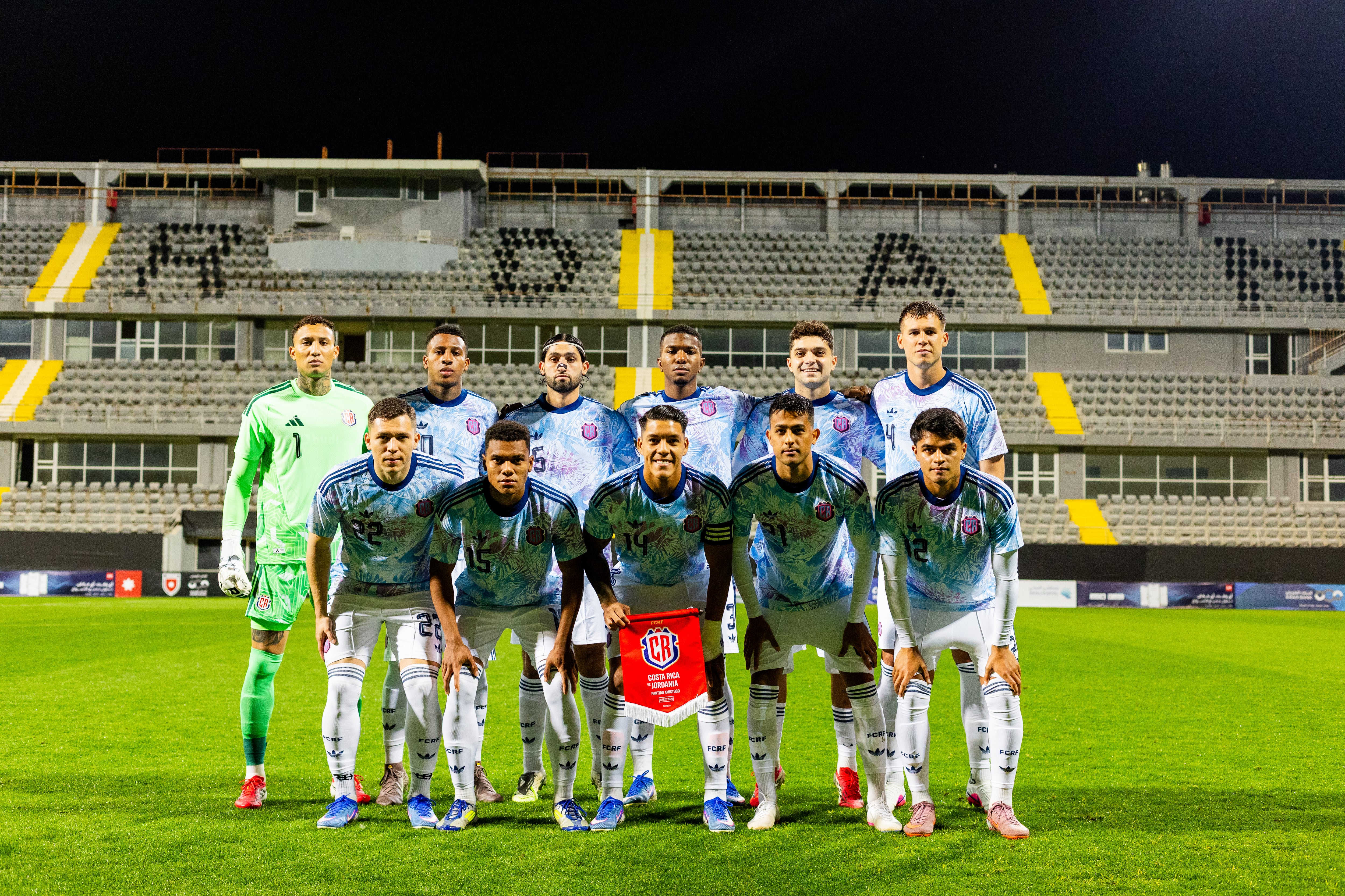 Costa Rica - Jordania, amistoso en Turquía. Foto: Prensa Fedefútbol.