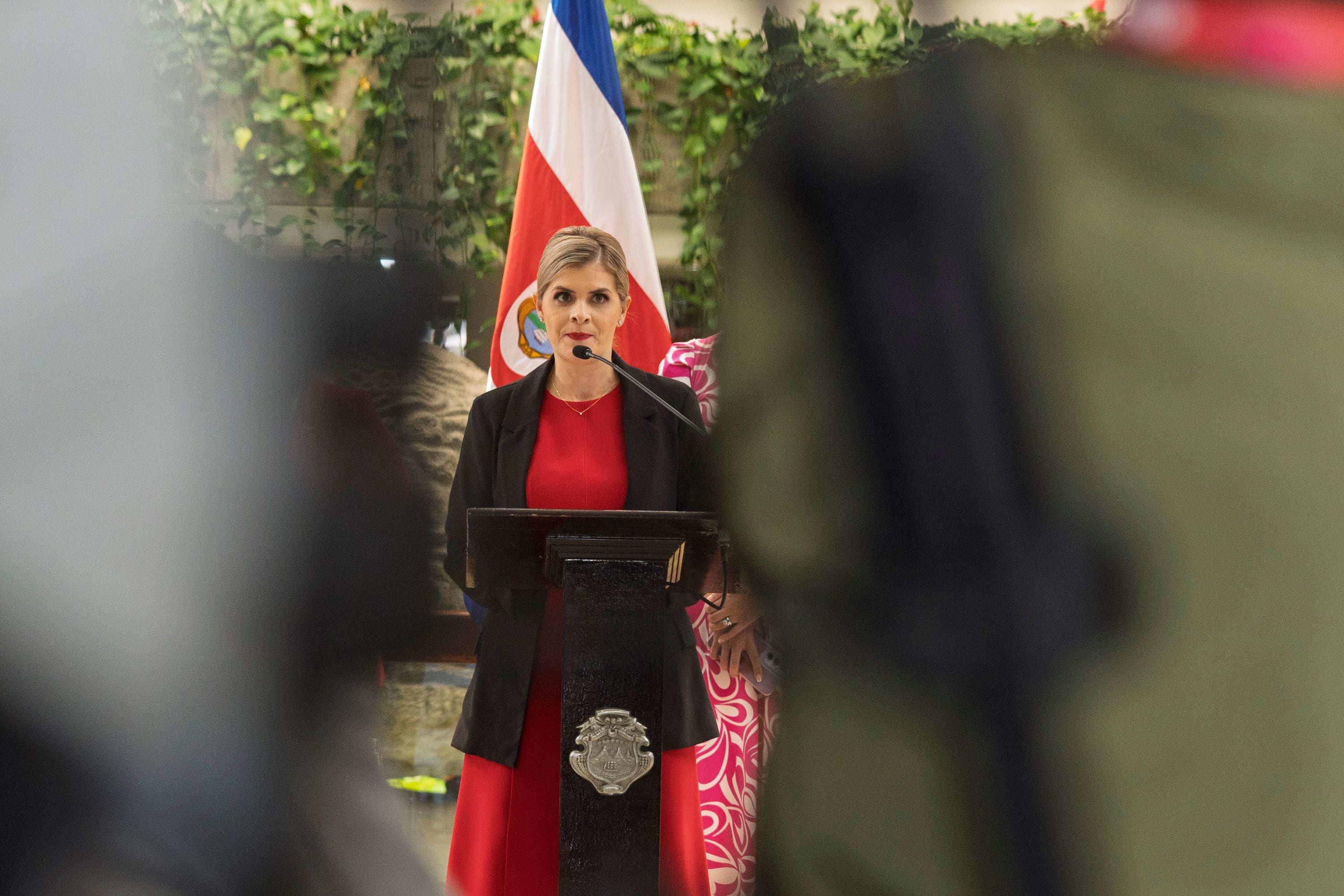 22/06/2026, San José, Casa Presidencial, conferencia de prensa de la presidenta Laura Fernández junto al ministro de Hacienda Rodrigo Chaves.