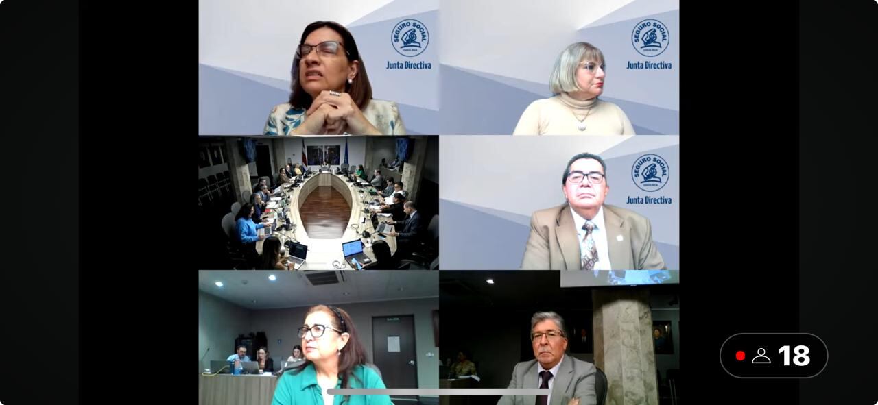 Junta Directiva martes 3 de setiembre 2024, con dos nuevos miembros de Junta.