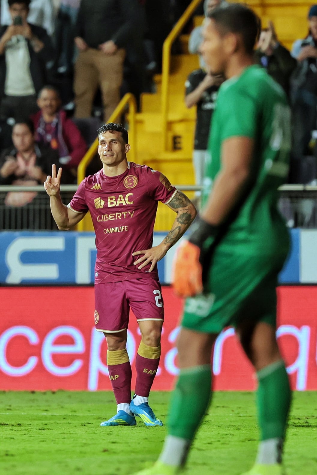 22/04/2026/ juego entere Deportivo Saprissa vs Guadalupe FC por la Liga a Promerica en el estadio Ricardo Saprissa/ foto John Durán
