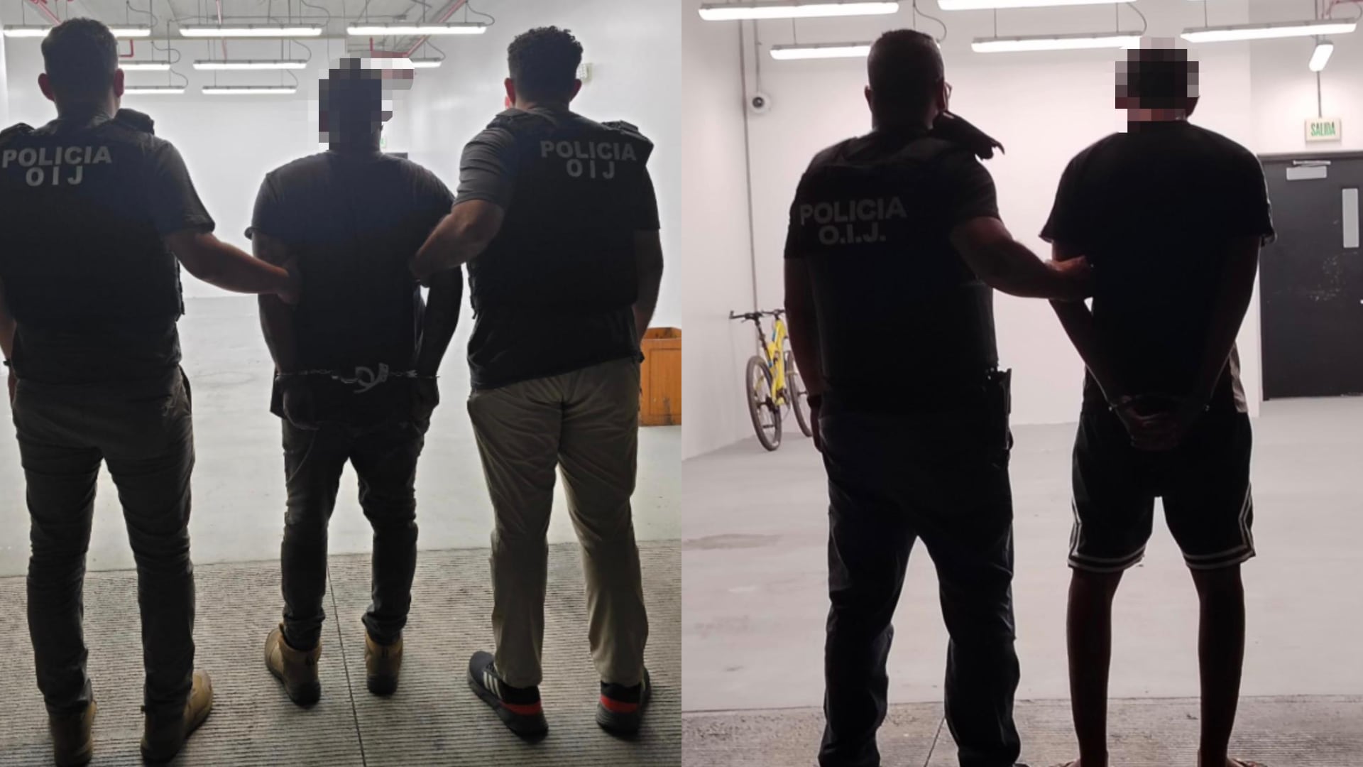 Los sospechosos fueron detenidos en San José, Guanacaste y Puntarenas.