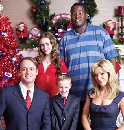 Los actores Tim McGraw, Lilly Collins, Jae Head, Quinton Aaron y Sandra Bullock interpretaron a la familia de los Tuohy en 'Un sueño posible'.