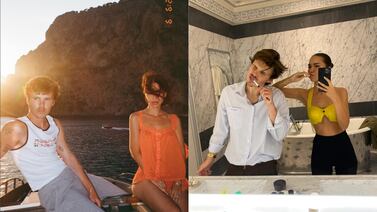 La novia del hijo de Beckham responde a seguidor que calificó de ‘extraña’ la diferencia de edad entre ellos