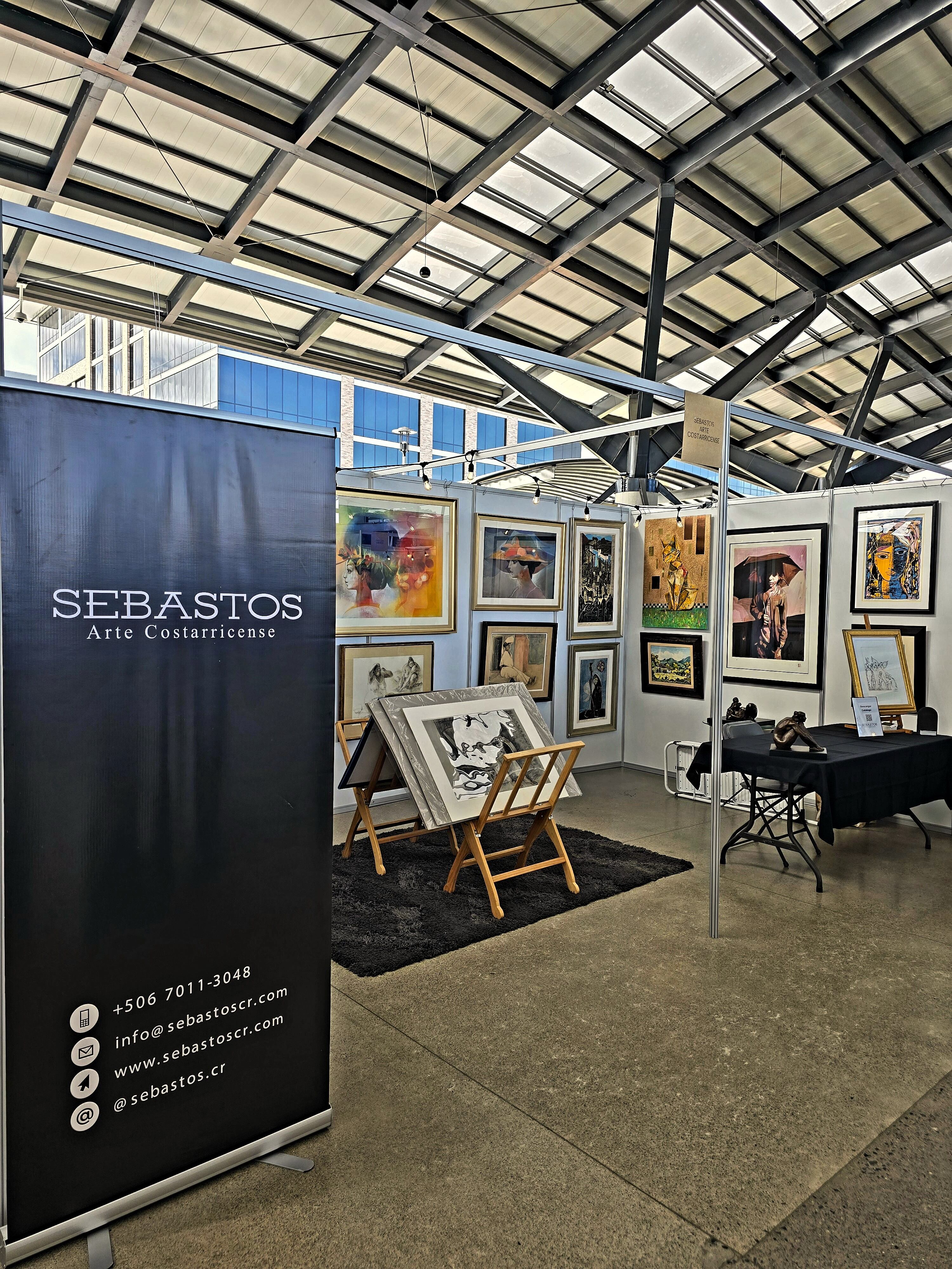 Sebastos Arte Costarricense es otra de las galerías presentes en Expocasa 2025, en el espacio Inspirarte.