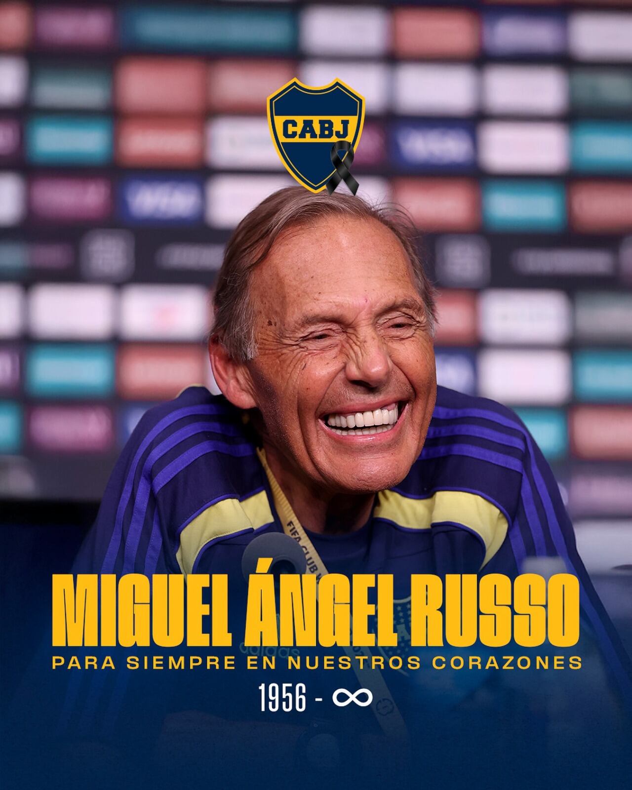 Falleció Miguel Ángel Russo, técnico del Boca Juniors de Argentina. Foto tomada de X Boca Juniors.