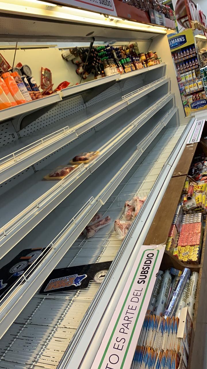 Esto se encontró Yuli Granados cuando fue a comprar comida. Fotografía: Cortesía