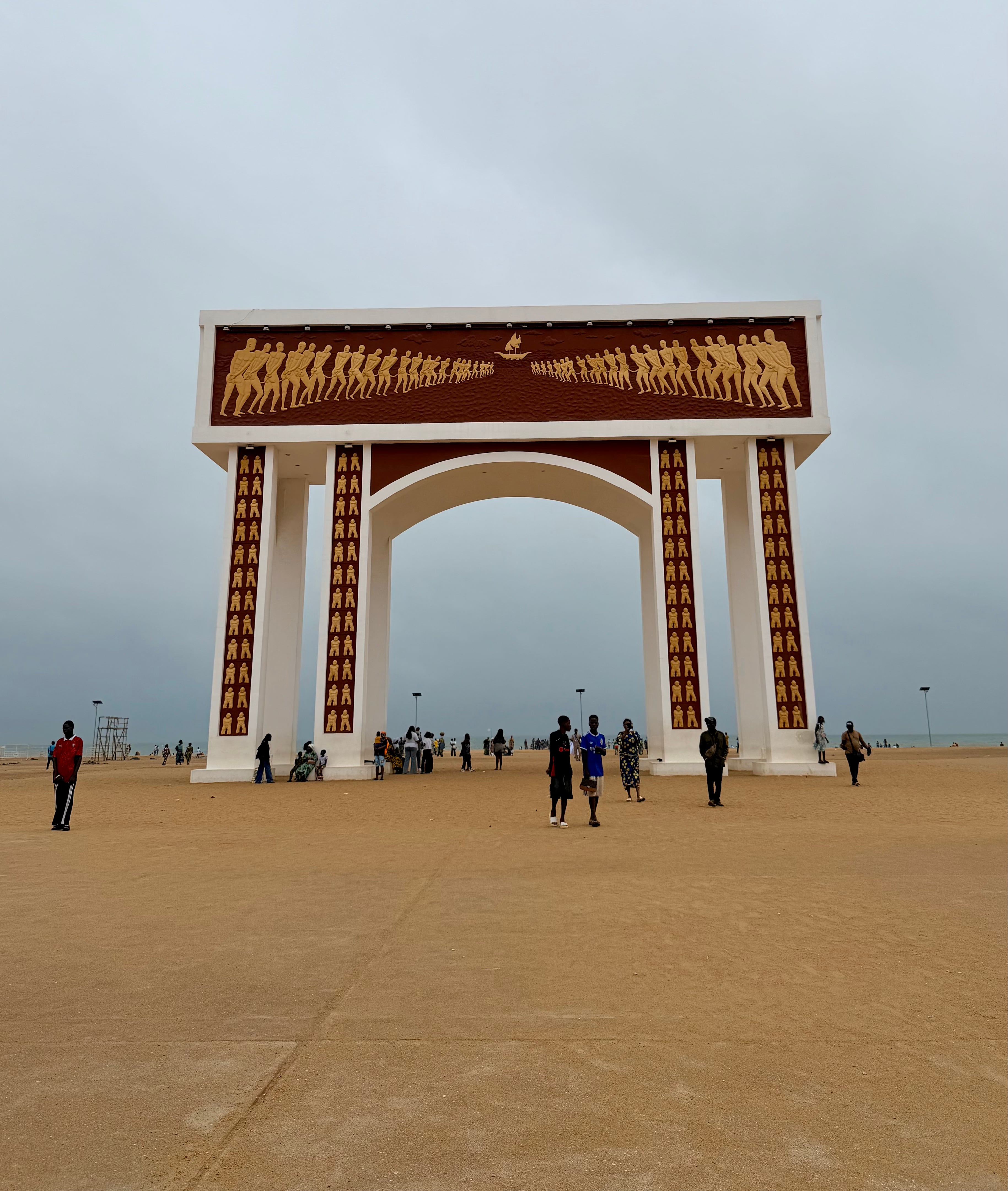 Puerta de No Retorno al final de la Ruta del Esclavo en Ouidah, Benín.