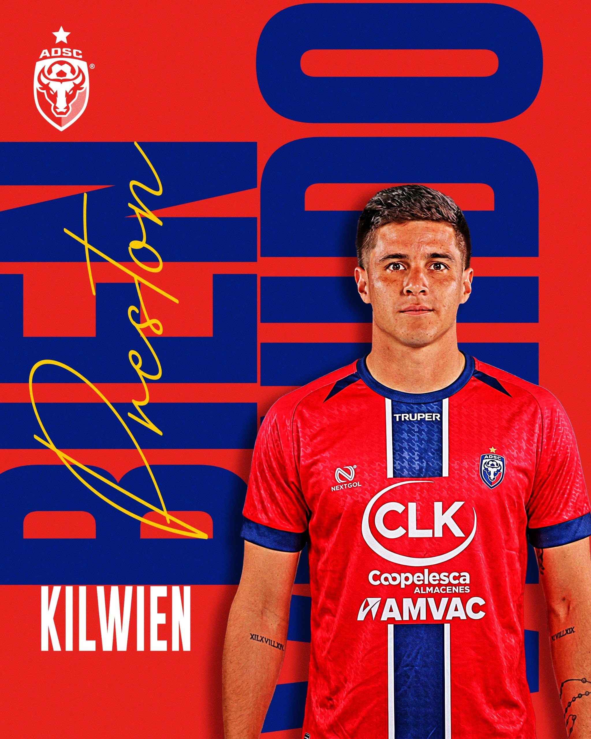 Preston Kilwien firmó un contrato por un año con San Carlos.
