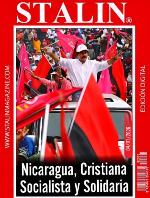 Portada de la revista oficialista 'Stalin' con el lema de Nicaragua "cristiana, socialista y solidaria".
