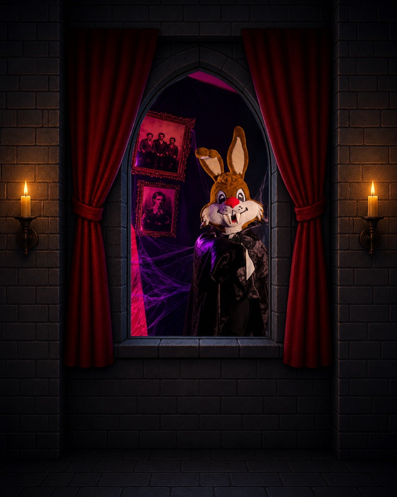 Parque Diversiones ofrece la Casita Photobooth de Drácula, un espacio interactivo de fotografías temáticas