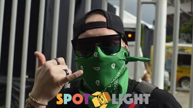 Ferxxo en Costa Rica: Las fotos de una tarde de lluvia y verde emoción