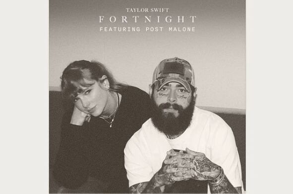 Taylor Swift se acompañará de Post Malone para un sencillo de 'Tortured Poets Department'. Esta es la primera de dos colaboraciones en el álbum.