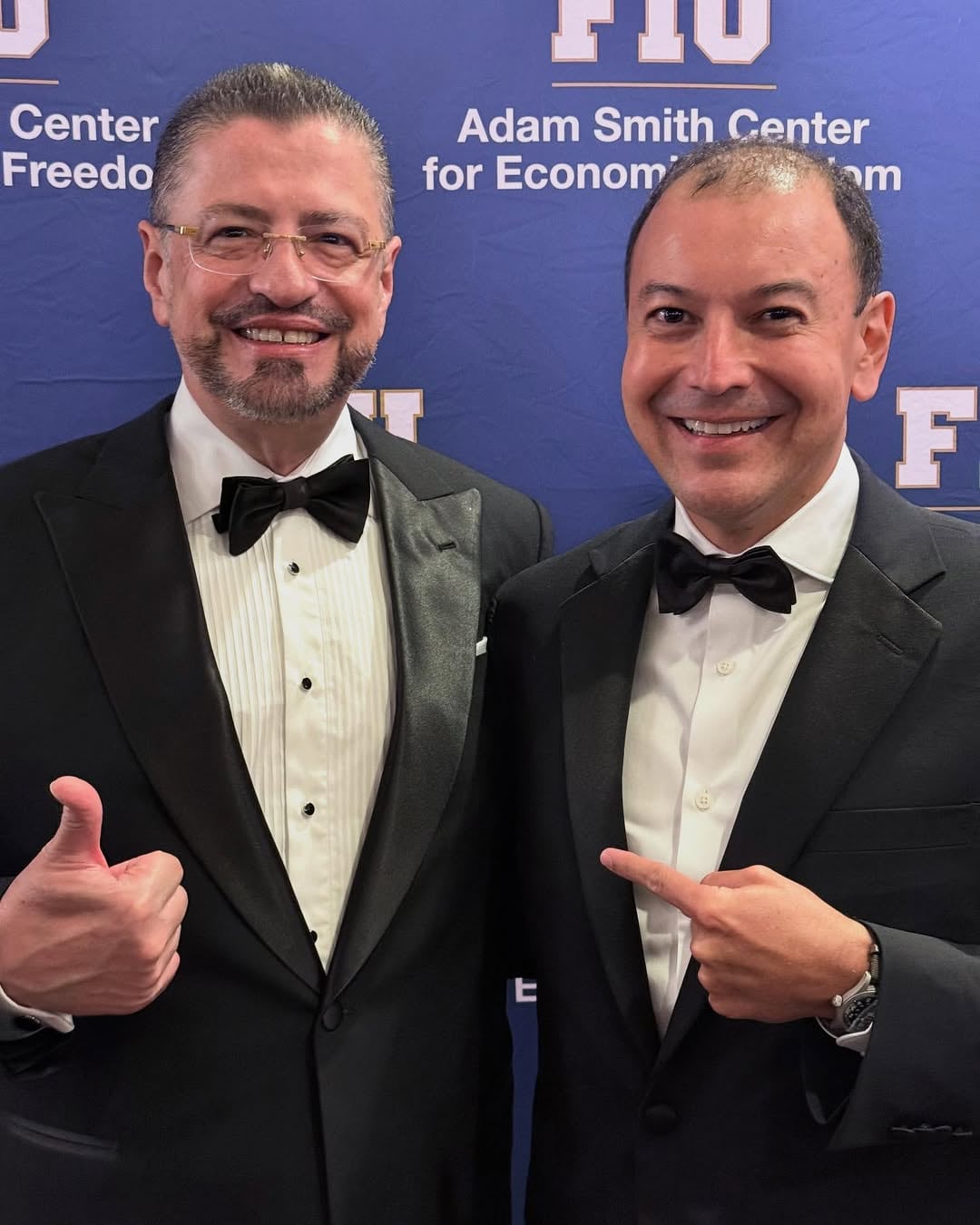 Quirós también ha respaldado continuamente la labor del presidente Rodrigo Chaves en Costa Rica.