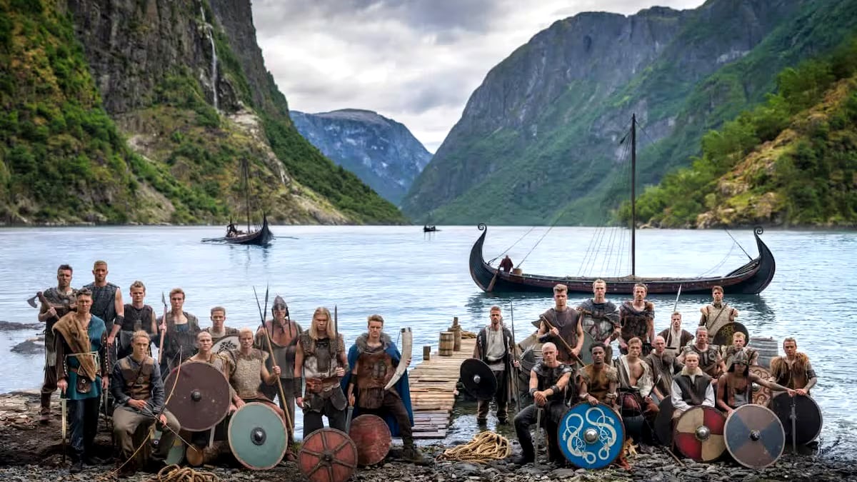 La seleccion de noruega poso como vikingos antes de partir al Mundial 2026