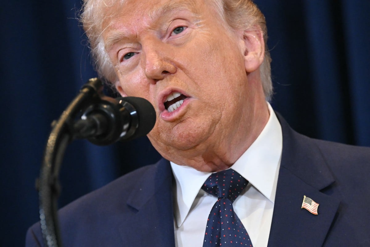 El presidente Donald Trump habló sobre la guerra en Irán este lunes.