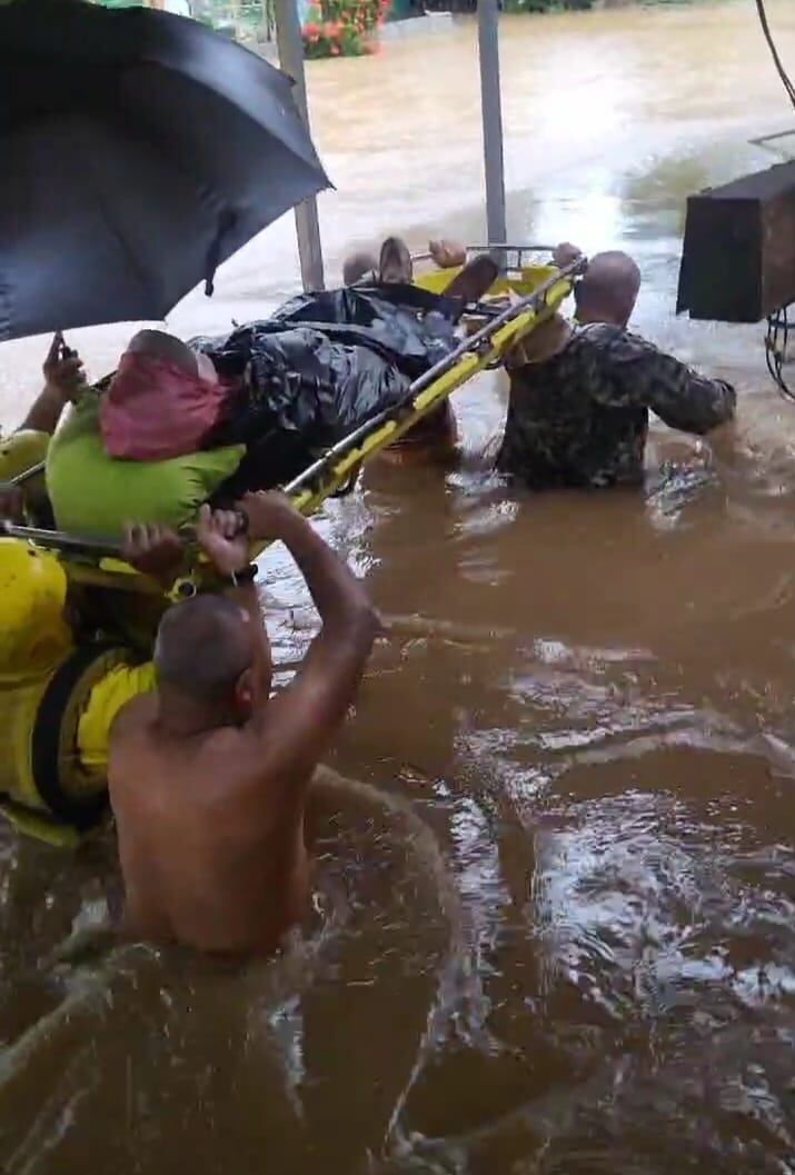 Las lluvias afectaron varios puntos de Guatuso. Foto: Edgar Chinchilla.