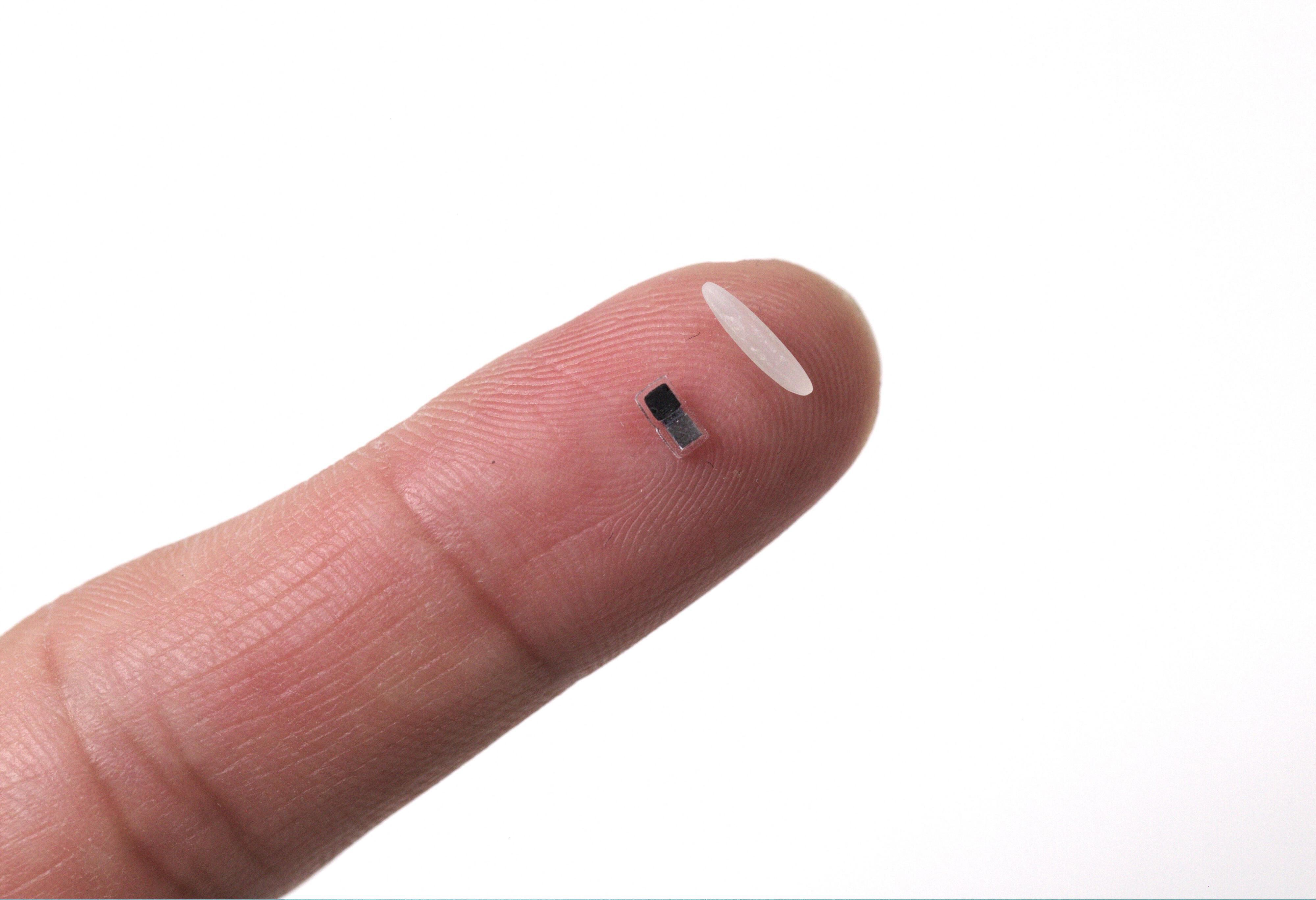 This picture obtained on April 2, 2025 shows a pacemaker next to a single grain of rice on a finger. The world's tiniest pacemaker, a temporary heartbeat regulator smaller than a grain of rice that can be injected, controlled by light, and eventually dissolves. (Photo by John A. Rogers / Northwestern University / AFP) / RESTRICTED TO EDITORIAL USE - MANDATORY CREDIT "AFP PHOTO / NORTHWESTERN UNIVERSITY" - NO MARKETING NO ADVERTISING CAMPAIGNS - DISTRIBUTED AS A SERVICE TO CLIENTS
