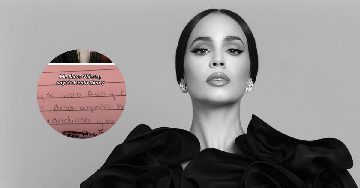 La carta que difundió Netflix fue escrita por Valeria, quien expresó su admiración por Sofía Carson y mencionó su amor por 'Purple Hearts'.