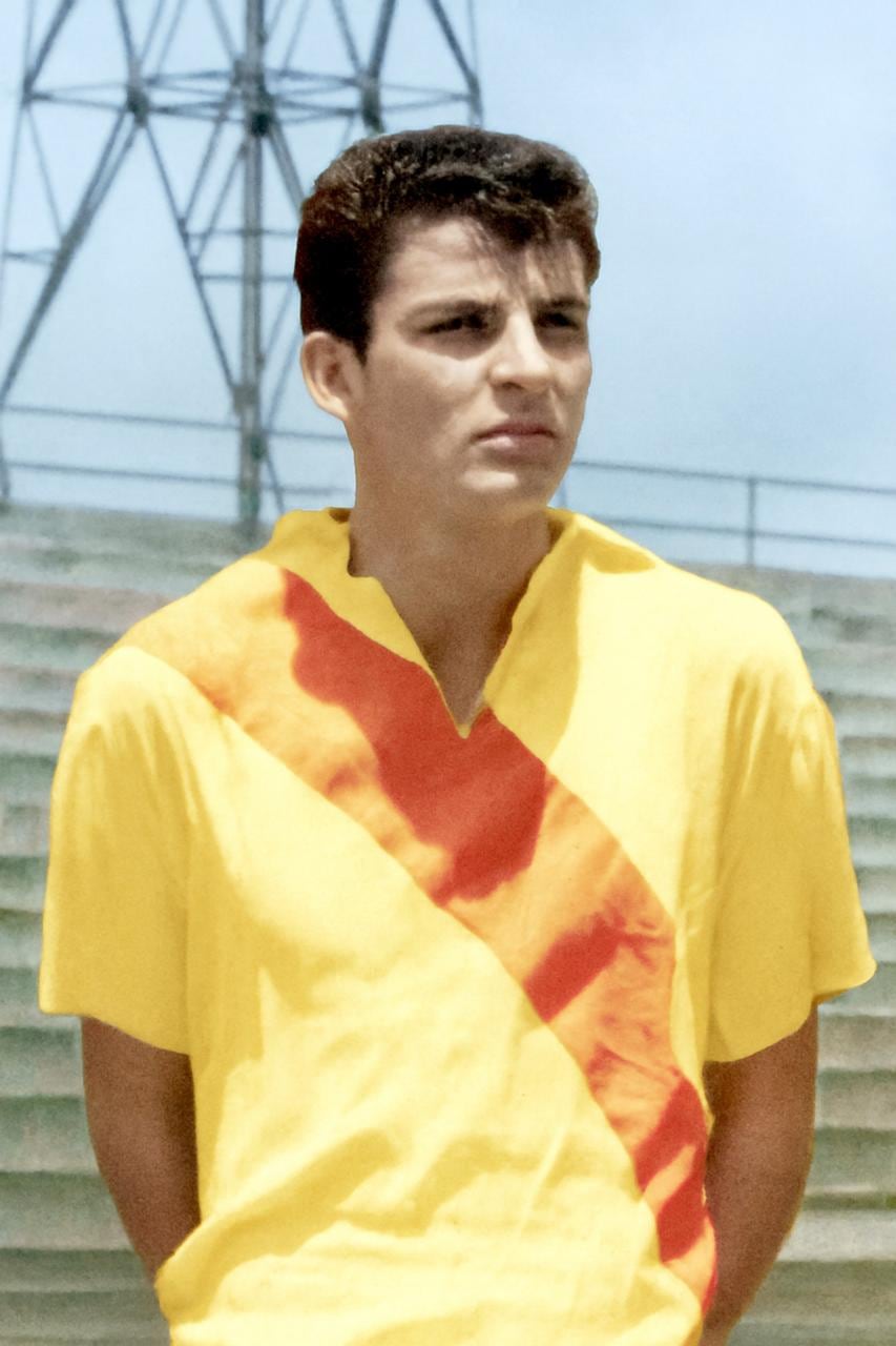 Marco Antonio Nuñez en su época de jugador con Herediano.