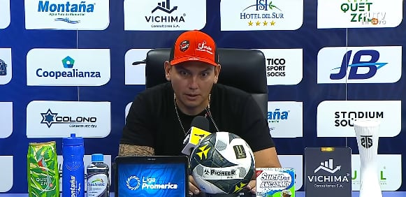 César Alpízar tras empate en Pérez
(via FUTV).