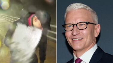 Anderson Cooper, periodista de CNN, fue golpeado por un objeto en plena transmisión del huracán Milton