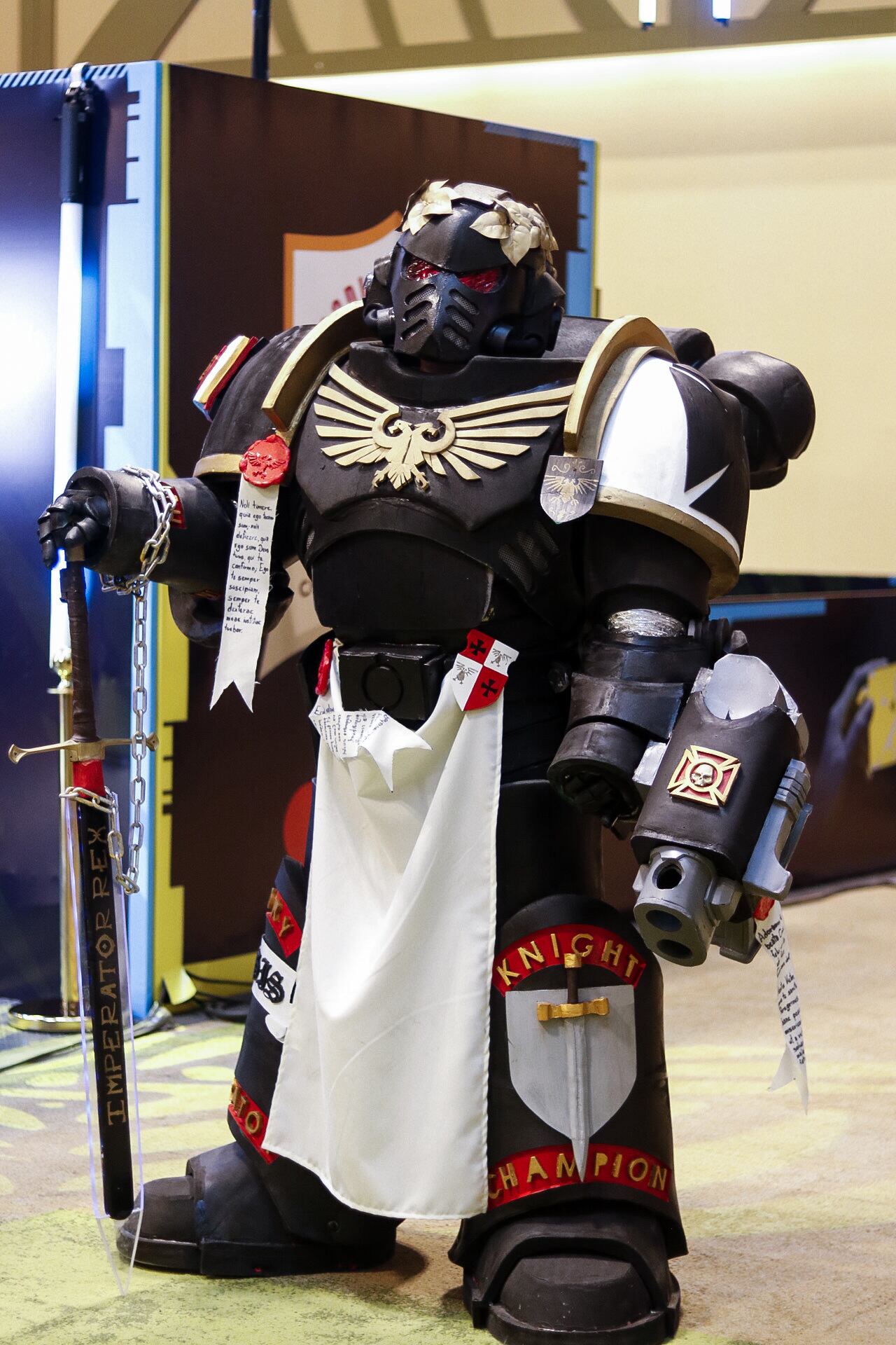 04/05/2024. Comic Con, Centro de Convenciones. Fotografía: Lilly Arce. En la fotografía: Keylor Moreno Rodriguez - Wahammer 40K