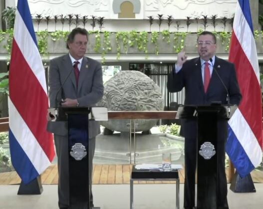 Franz Tattenbach y Rodrigo Chaves