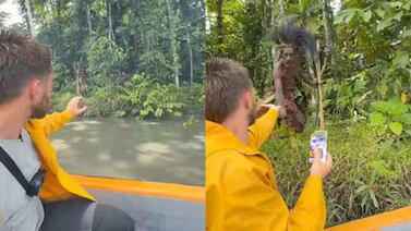 Influencer envuelto en polémica por interactuar con tribu: líder escupió la ofrenda que le llevó