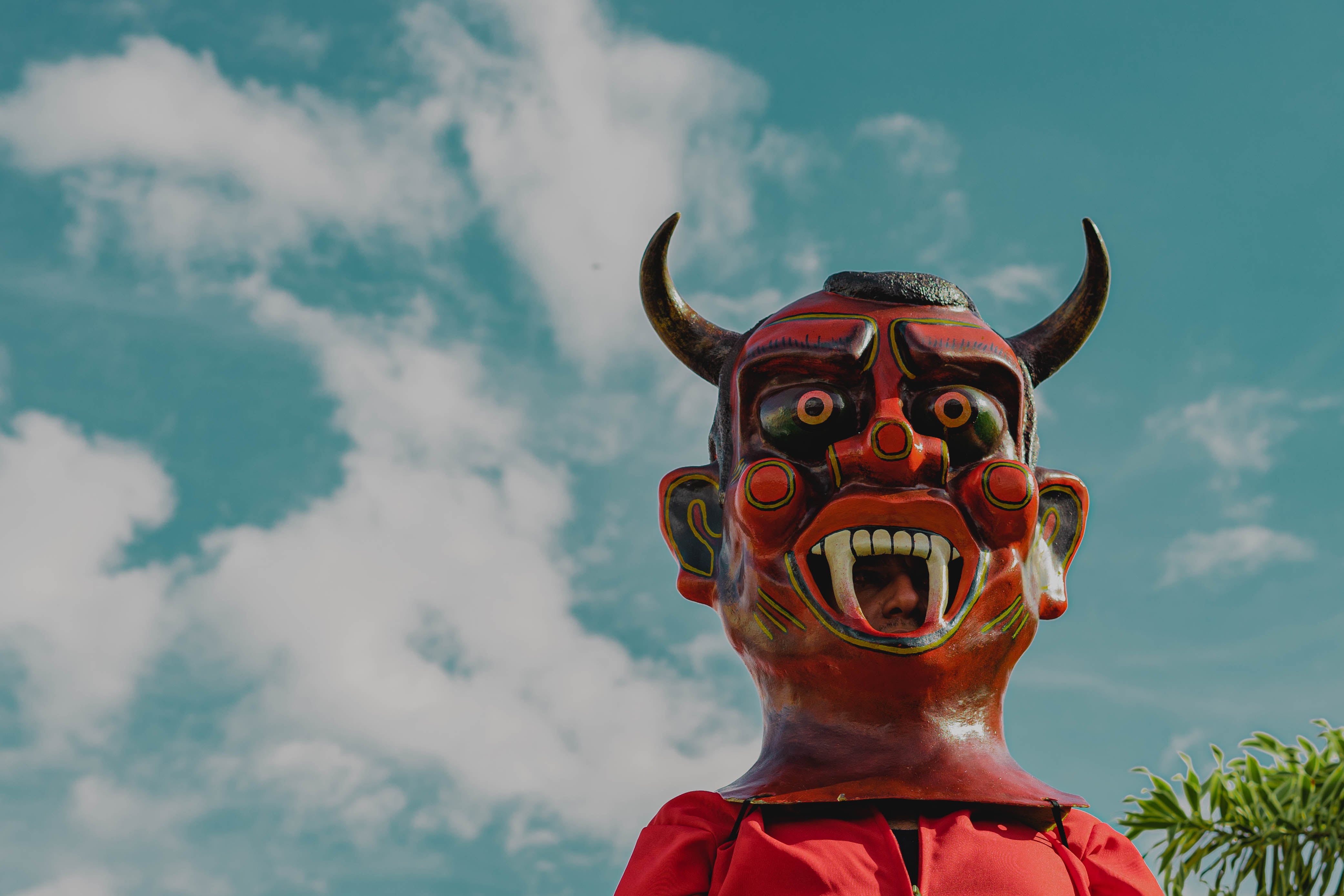 Mascarada, cimarrona. payasos, el diablo