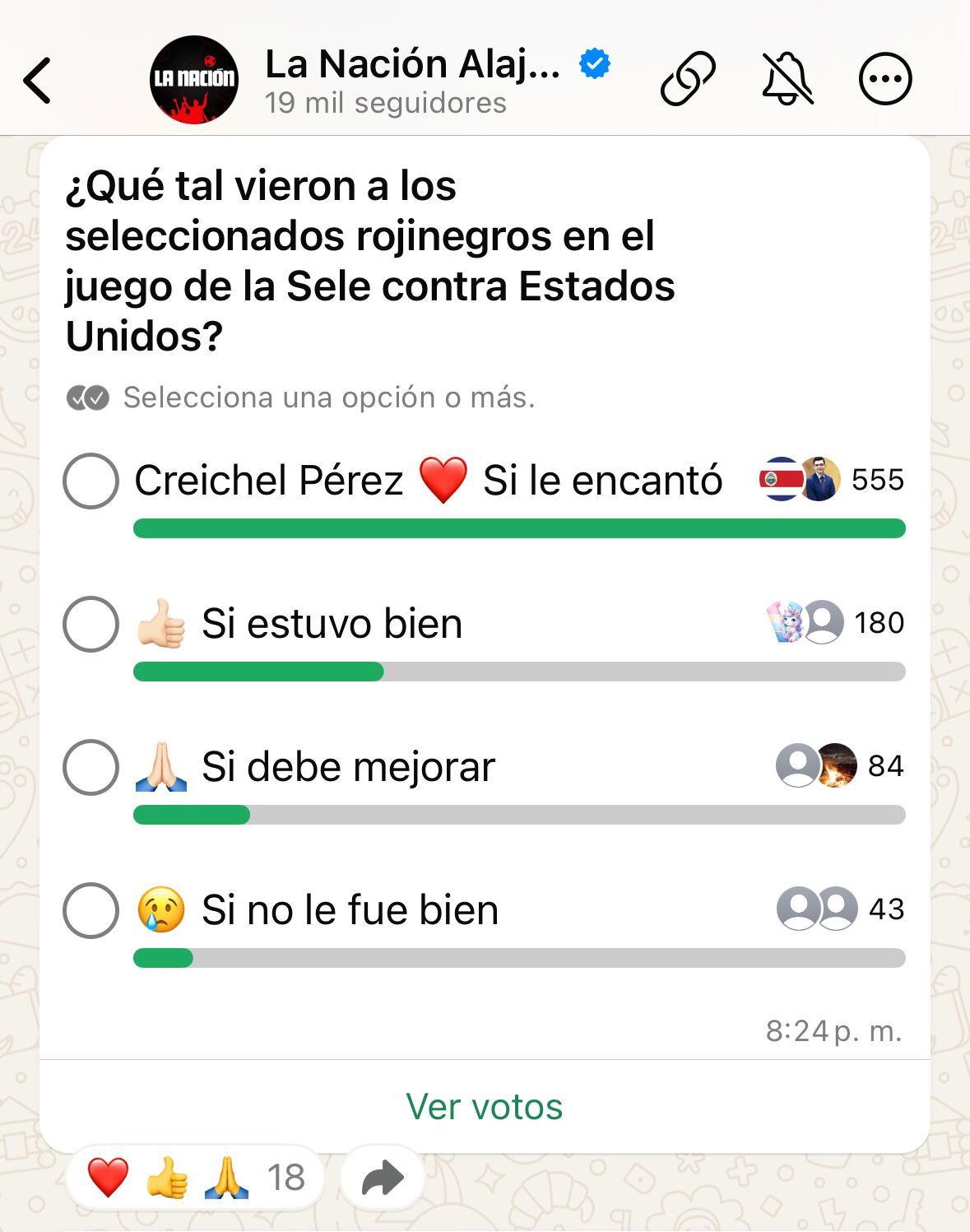 Así calificaron muchos aficionados de Liga Deportiva Alajuelense el accionar de Creichel Pérez en el partido entre la Selección de Costa Rica y Estados Unidos en Orlando, Florida.