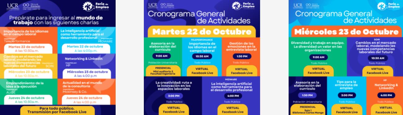 feria de empleo en UCR