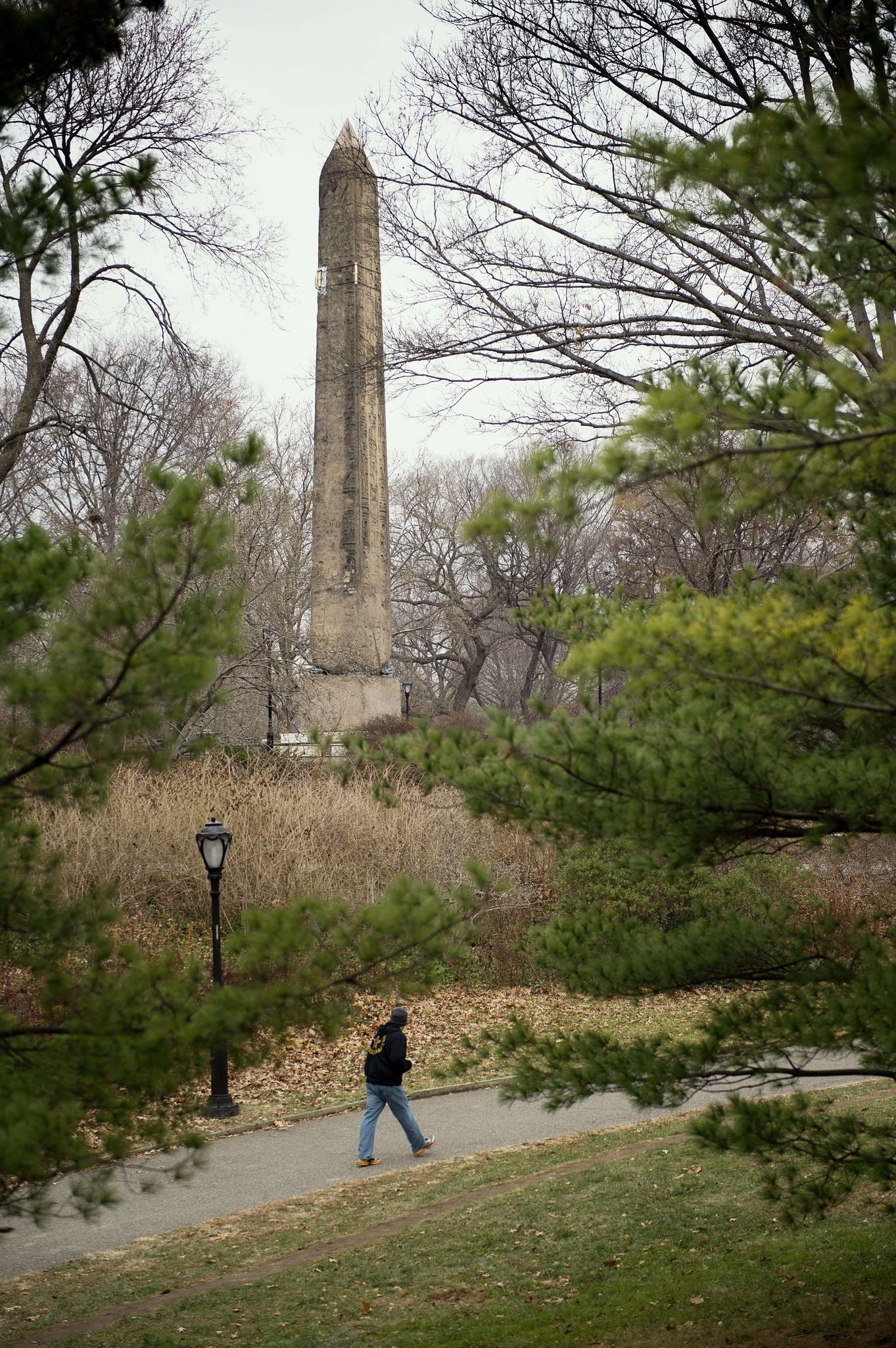 Obelisco egipcio en Central Park, Nueva York.