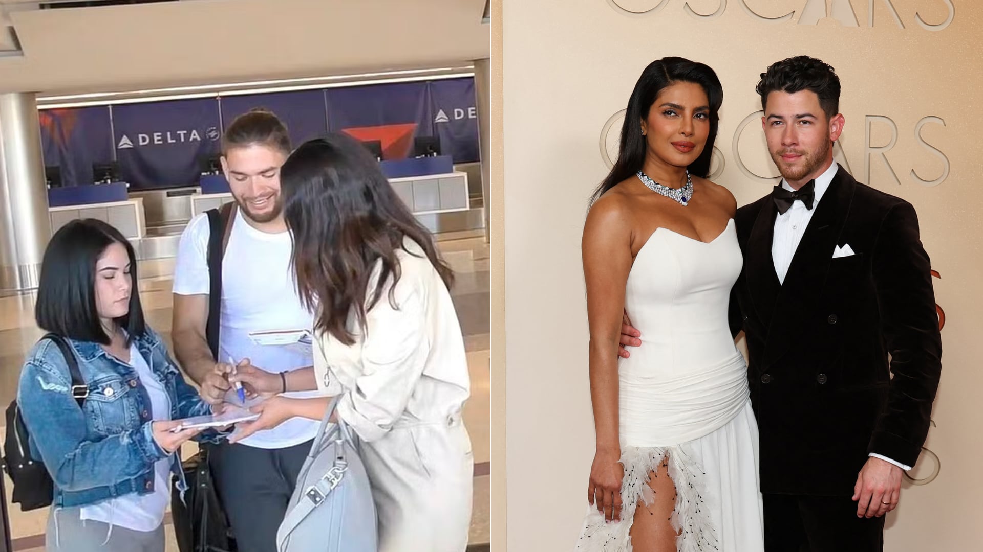 Imágenes virales muestran a Priyanka Chopra firmando autógrafos dos veces a las mismas personas. Usuarios cuestionan si se trató de una estrategia.